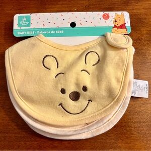 3 New Winnie-the-Pooh Disney Bibs